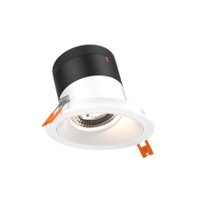 Dals RC04-CC-20-SLWH-TWH - 4in Modular Downlight, 5CCT, 20 degree Beam Angle, Slope Ceiling, White, White Trim