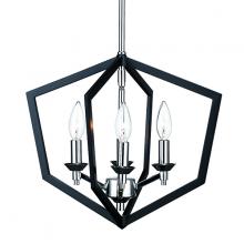 Russell Lighting 255-916/BLK/CHR - Victoria Pendants Black