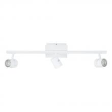 Eglo Canada 97508A - 3 LT Fixed Track Light w/ White Finish & White Adjustable Lamp Heads