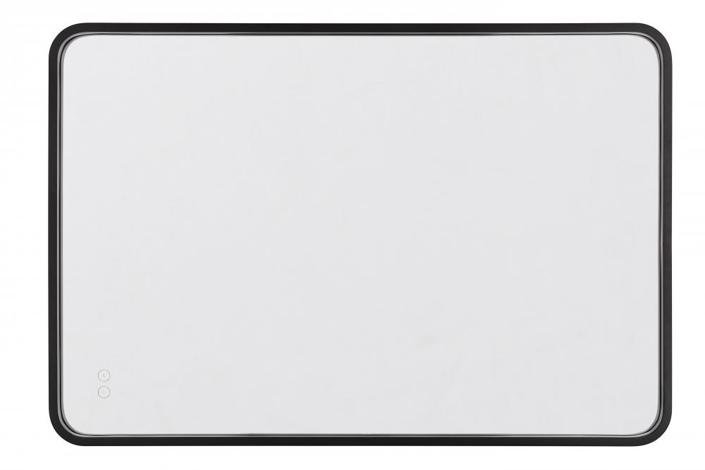 24" x 36" Rounded Corner Rectangular LED Mirror with defogger