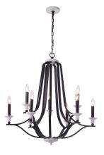 Craftmade 57629-FBMWW - 9 Light Chandelier