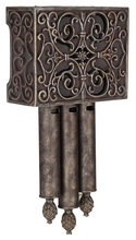 Craftmade CA3-RC - Carved Scroll Westminster w/ 3 Short Tubes